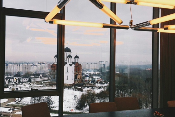 Вид из окна кабинета Сергея Шабана